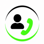 Marketing przedstawiony za pomocą minimalistycznej ikony kontaktu telefonicznego na białym tle.