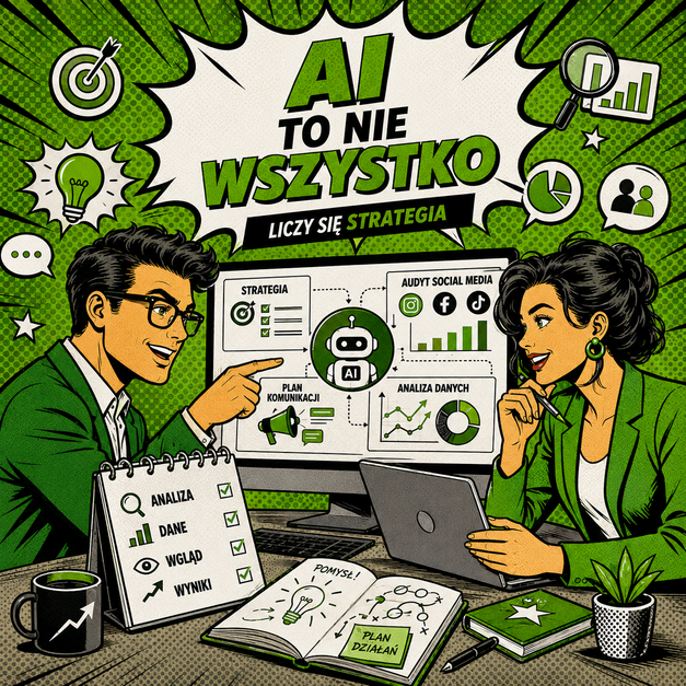 Social media wspierane przez AI nadal wymagają przemyślanej strategii.